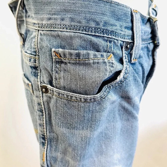 DKNY JEANS Women Bootcut Mid-Rise Cotton Denim Blue Jeans Pants Size 30X30 - Picture 4 of 13